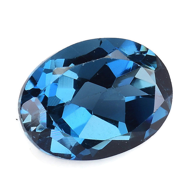 Natural Blue Topaz Gemstone Genuine Blue Topaz Faceted November Birthstone Blue Topaz London Blue Topaz OV 8x6mm 1.68cts SKU:114512-Blue Topaz-Planet Gemstones