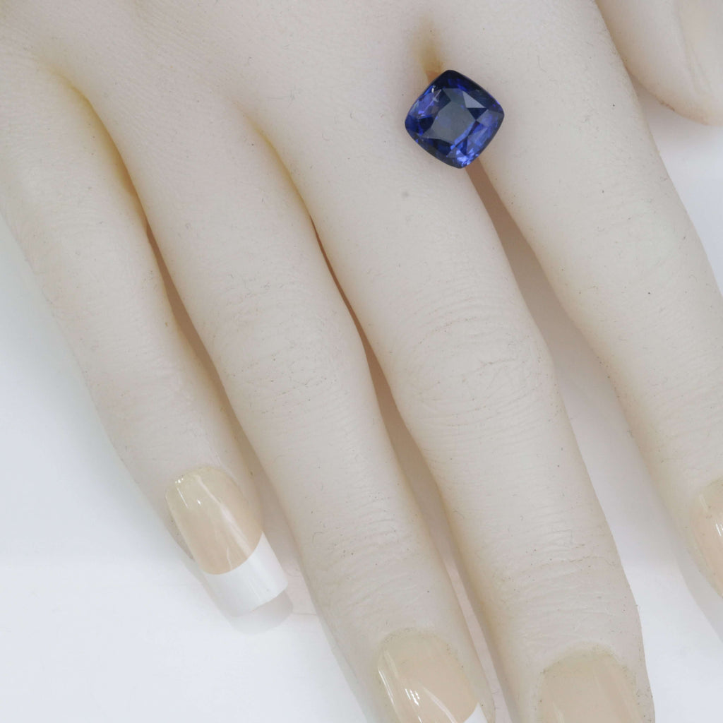 Blue Sapphire Cushion 5cts-Sapphire-Planet Gemstones
