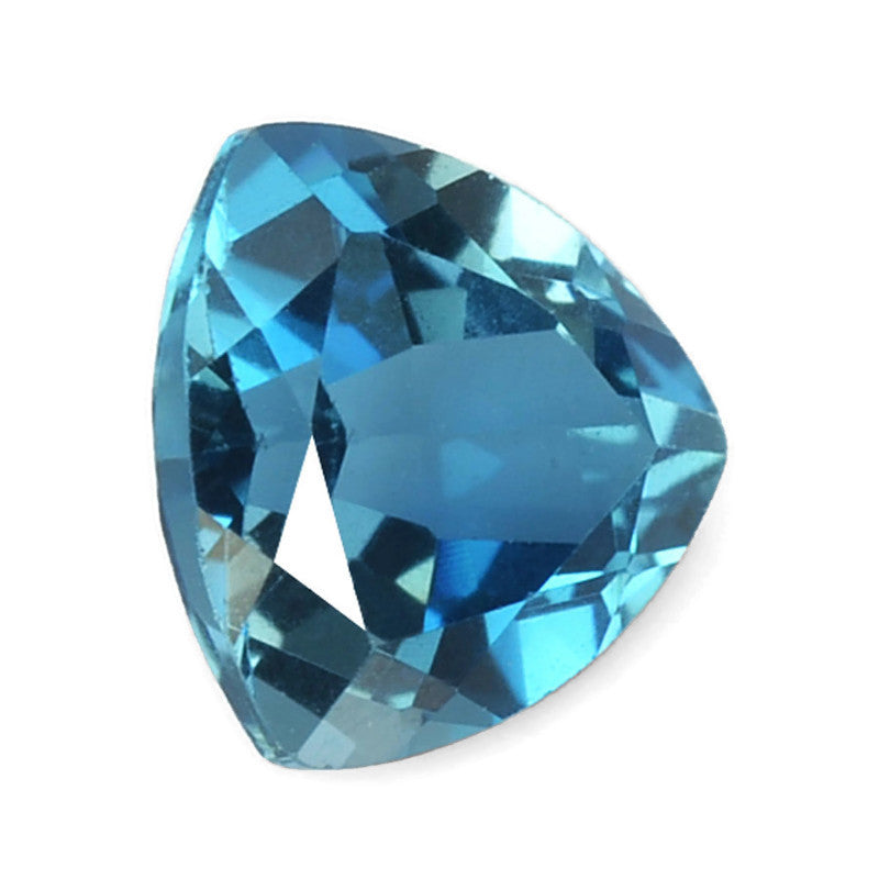 Natural Blue Topaz Gemstone Genuine Blue Topaz Faceted November Birthstone Blue Topaz London Blue Topaz 6mm 0.97cts SKU:114460-Blue Topaz-Planet Gemstones