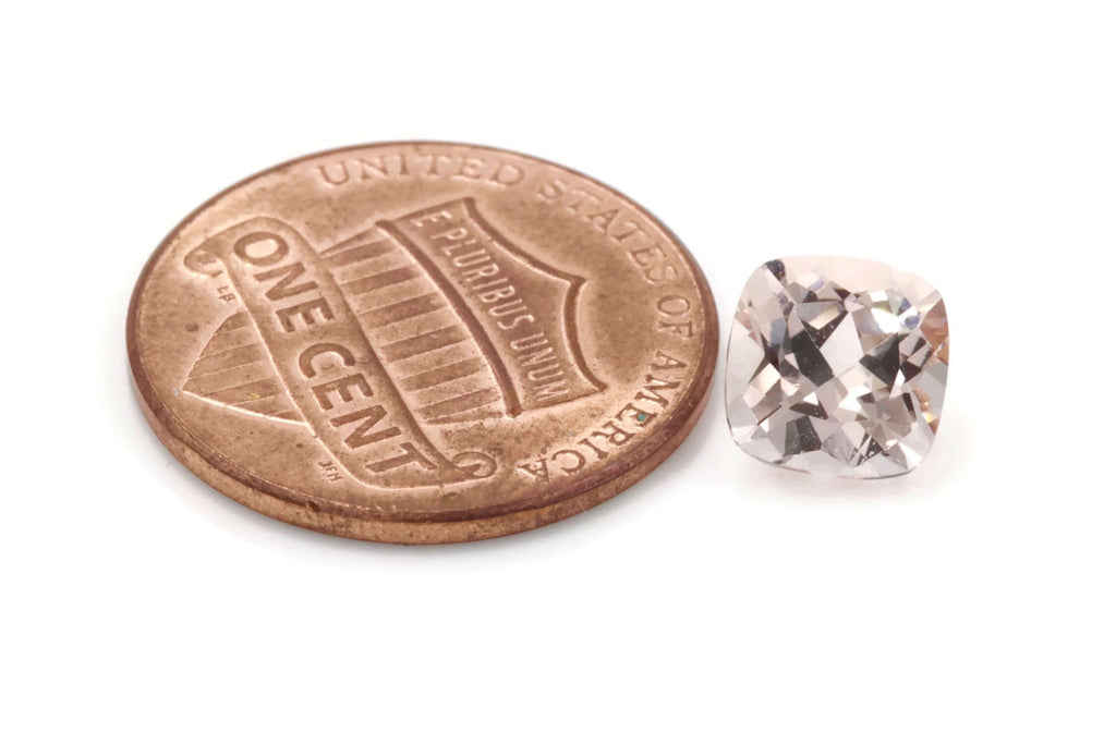 Morganite Cushion 7mm-Morganite-Planet Gemstones