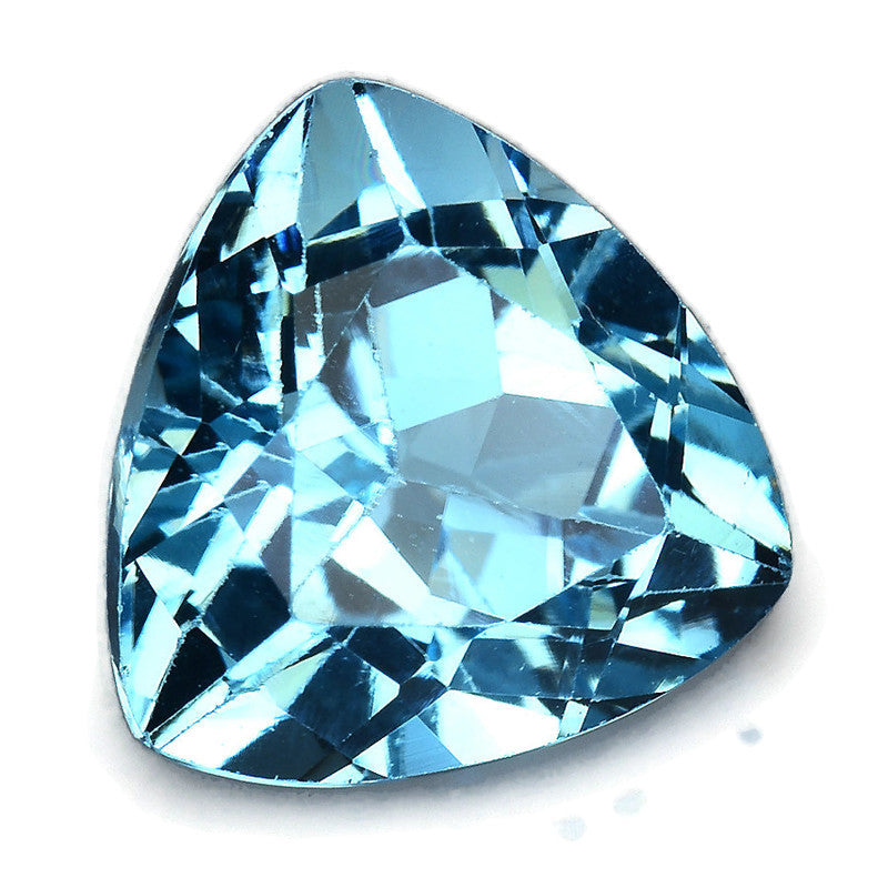 Topaz Trillion 10mm-Blue Topaz-Planet Gemstones