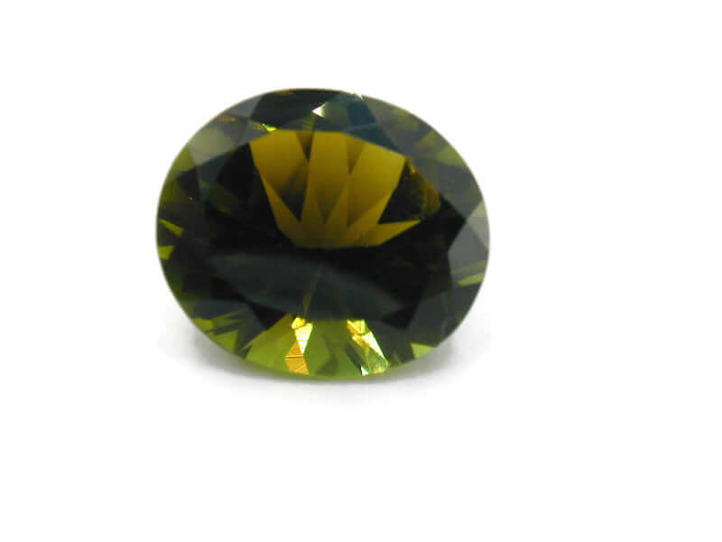 Green Tourmaline 13x12mm-Tourmaline-Planet Gemstones