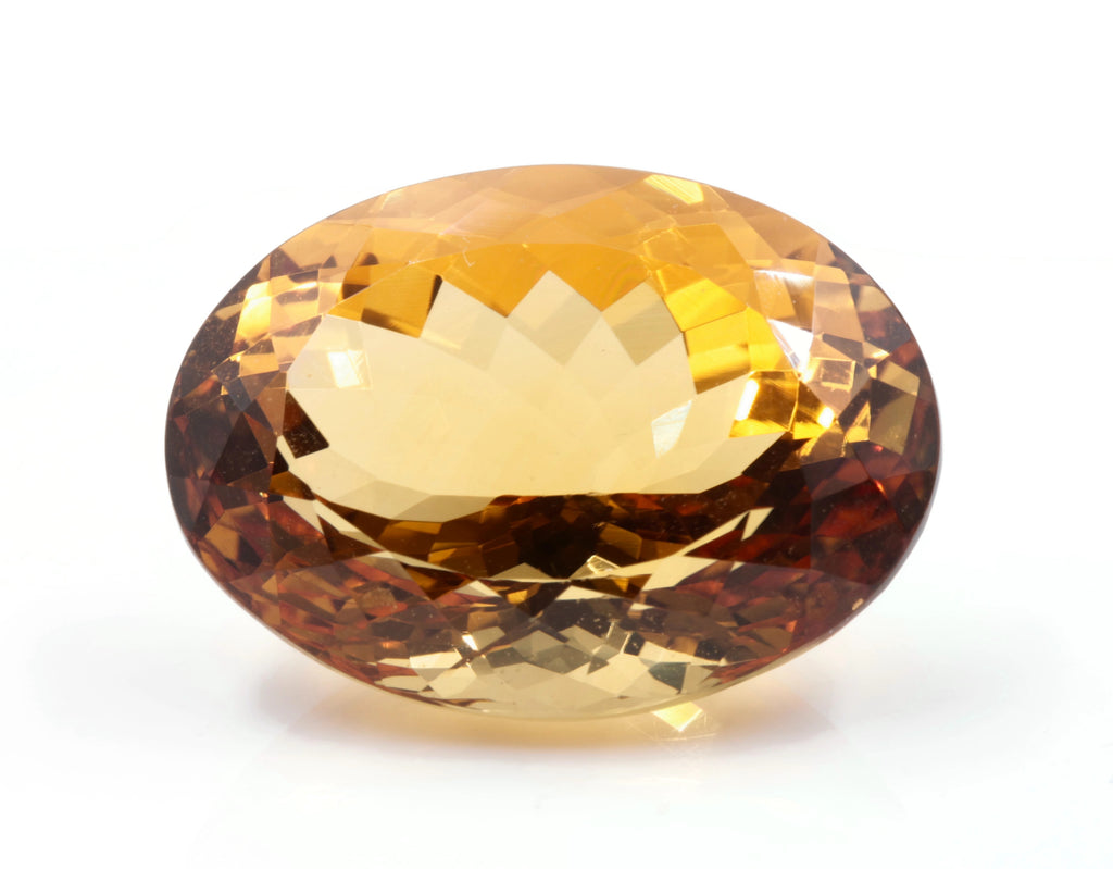 Natural Citrine Quartz Citrine DIY Jewelry Supply Supply Citrine Loose Gemstone November Birthstone Golden Citrine Quartz 23X17mm SKU:114548-CITRINE-Planet Gemstones