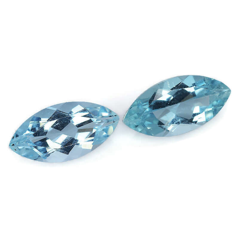 Aquamarine Marquise 12x6mm-Aquamarine-Planet Gemstones