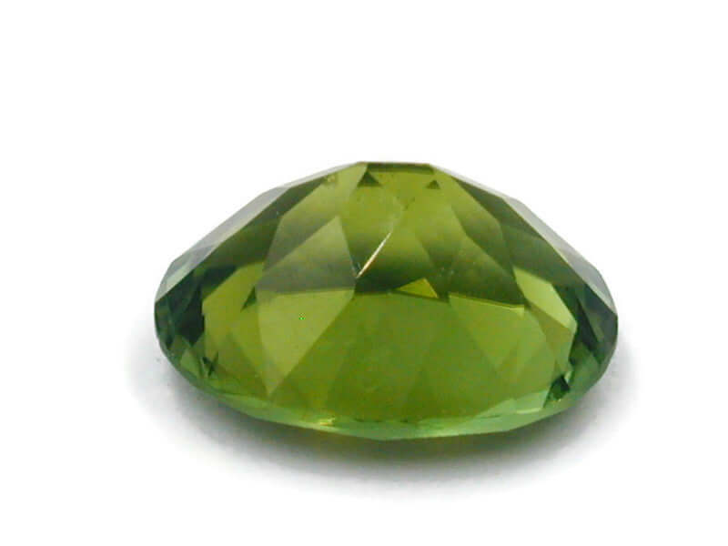 Tourmaline Rainbow Tourmaline Green Tourmaline Loose Gemstone Tourmaline Stone Loose Tourmaline Faceted Tourmaline 4.53cts 12x9mm SKU:110658-Tourmaline-Planet Gemstones