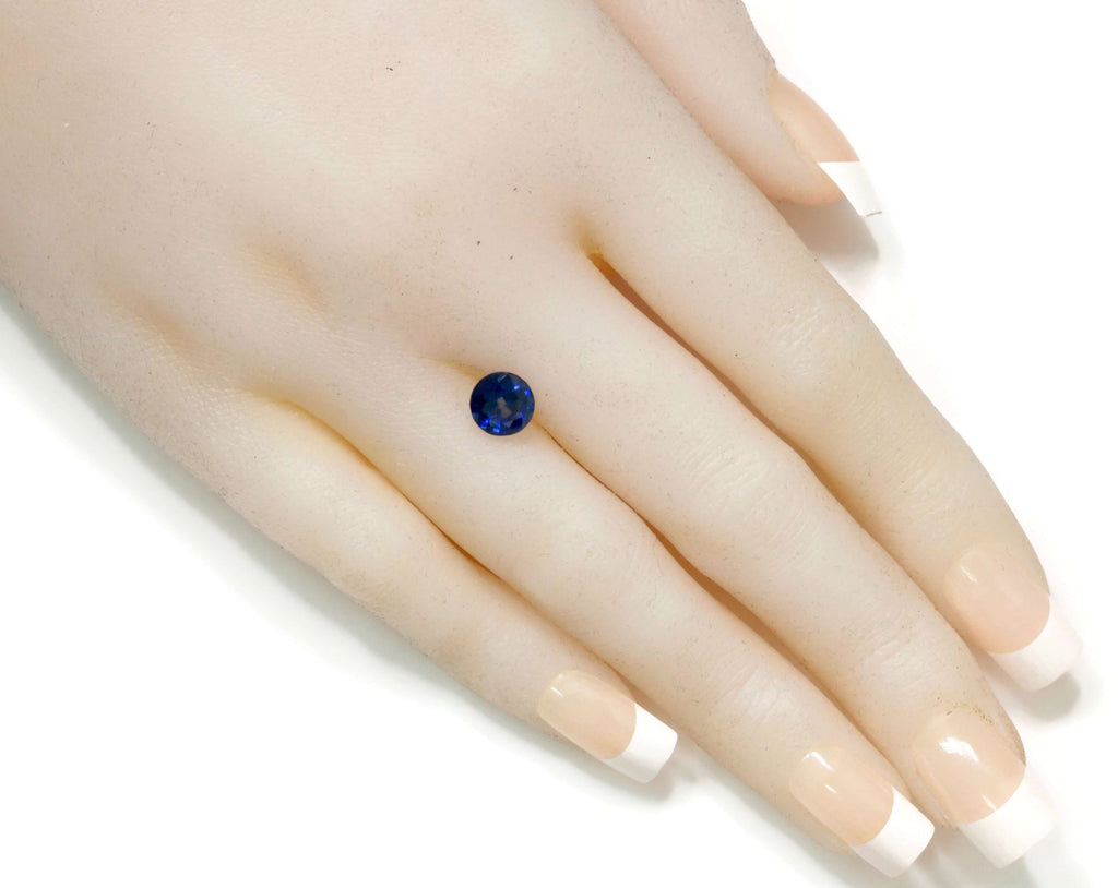 Natural Blue Sapphire Variety Sapphire Gemstone RD 7mm Genuine Sapphire loose sapphire Blue Sapphire Certified sapphire SKU:114641-Sapphire-Planet Gemstones