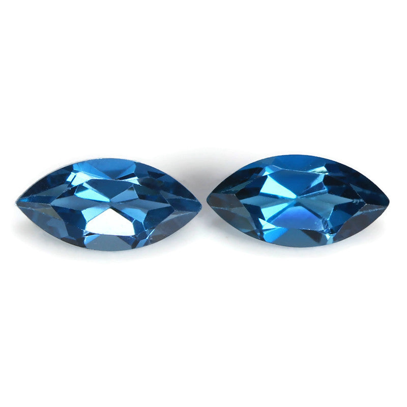 Topaz Marquise 8x4mm-Blue Topaz-Planet Gemstones