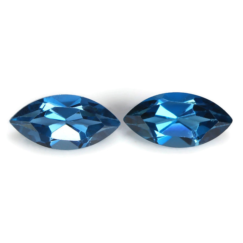 Natural Blue Topaz Gemstone Genuine Blue Topaz Faceted November Birthstone Blue Topaz London Blue Topaz 4x8mm, 1.54cts SKU:114459-Blue Topaz-Planet Gemstones
