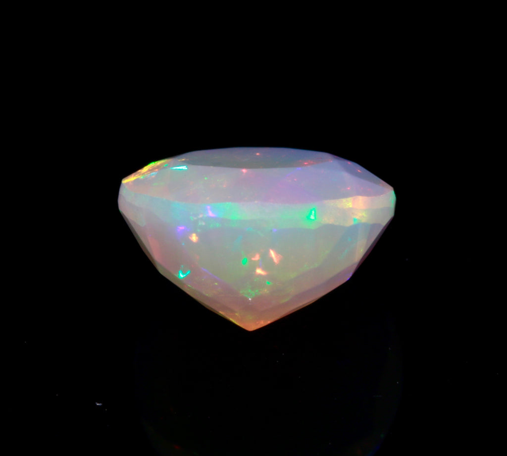 Natural Opal Ethiopian opal gemstones Set of 5 opal cabochon fire opal faceted opal rainbow opal white opal stone 3mm,4mm SKU:114571-opal-Planet Gemstones