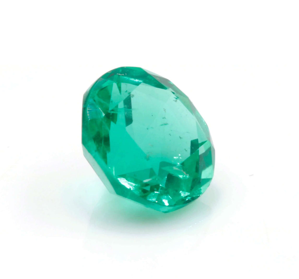 Emerald Colombian Emerald May Birthstone Hydro Emerald Emerald Gemstone Emerald Green Emerald Round 6mm SKU:114542-Emerald-Planet Gemstones