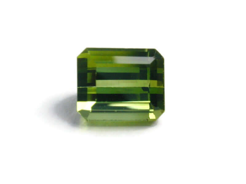 Green Tourmaline Octagon shape-Tourmaline-Planet Gemstones