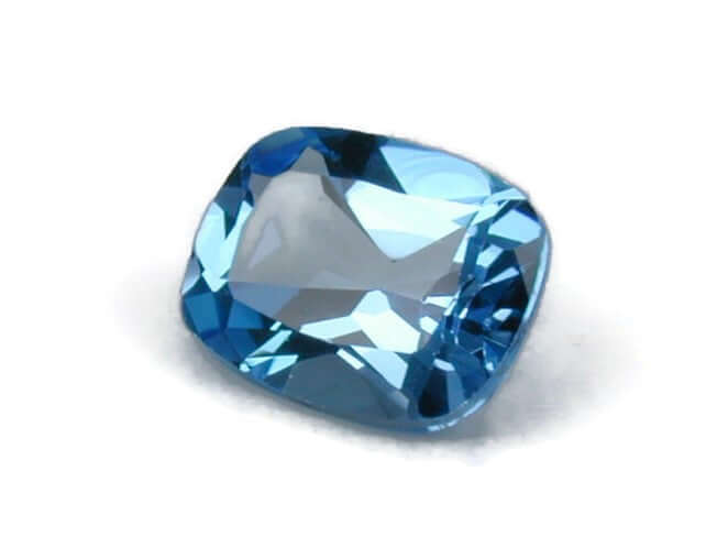 Topaz Cushion 10x8mm-Blue Topaz-Planet Gemstones