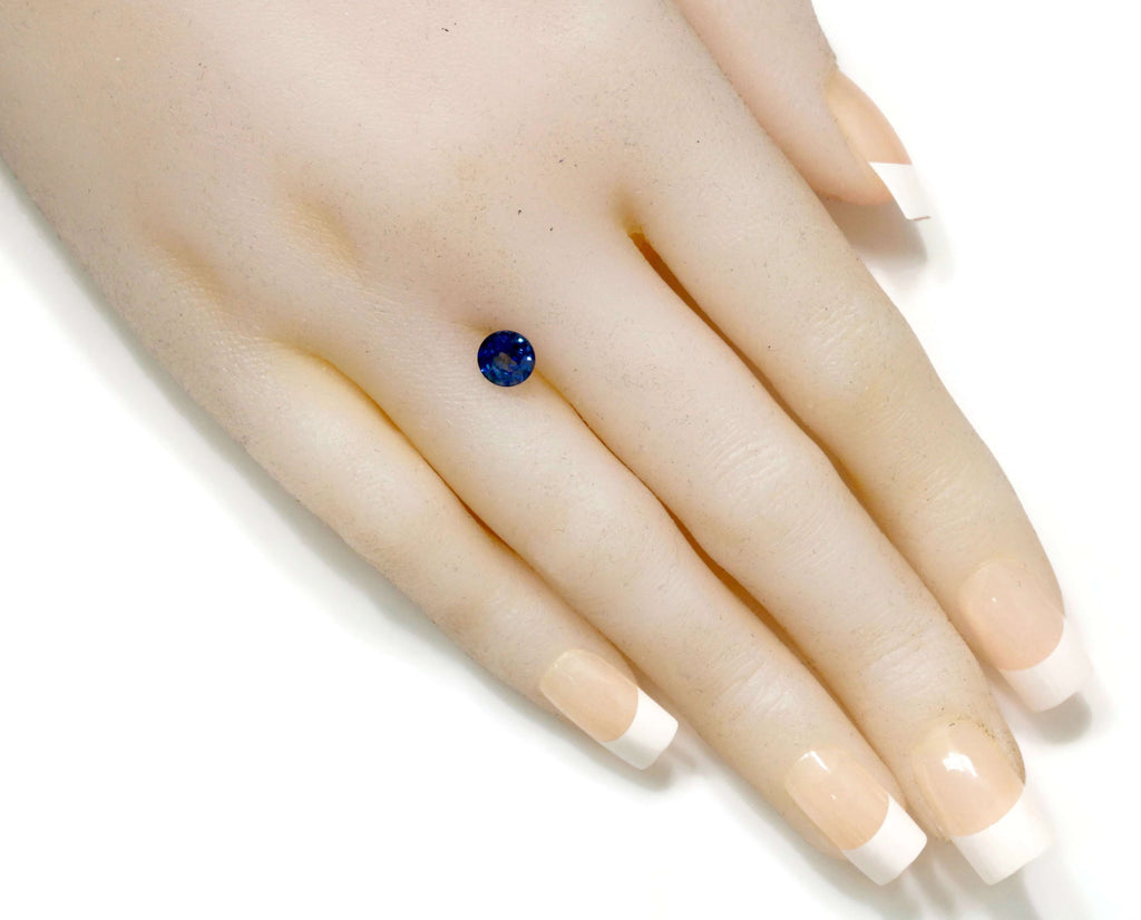 Natural Blue Sapphire Variety Sapphire Gemstone RD 6mm Genuine Sapphire loose sapphire Blue Sapphire Certified sapphire SKU:114640-Sapphire-Planet Gemstones