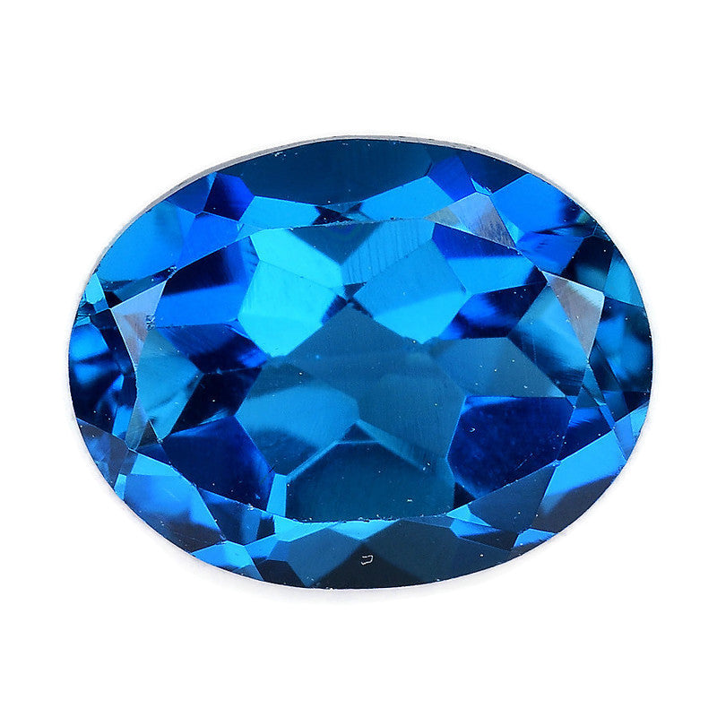 Topaz 9x7mm-Blue Topaz-Planet Gemstones