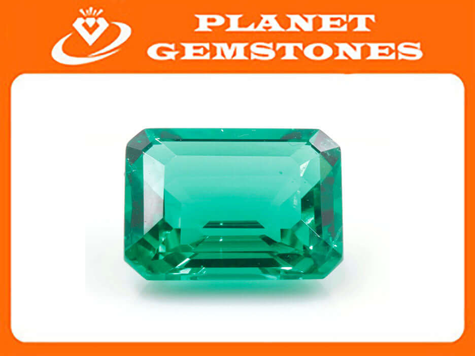 Natural Emerald Colombian Emerald May Birthstone Genuine Emerald Emerald Gemstone Emerald Green Emerald Ocatagon 9x7mm SKU:114538-Emerald-Planet Gemstones
