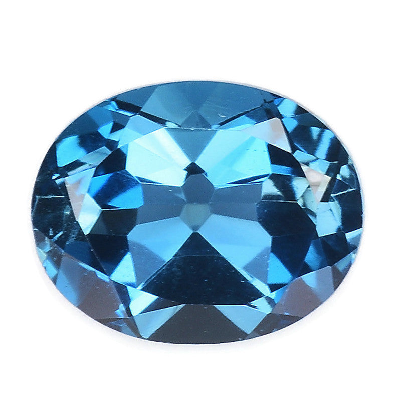 Natural Blue Topaz Gemstone Genuine Blue Topaz Faceted November Birthstone Blue Topaz London Blue Topaz 10x8mm 3.26cts SKU:114474-Blue Topaz-Planet Gemstones