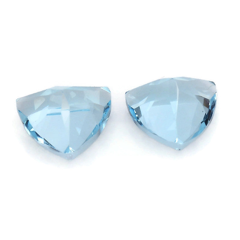 Natural Blue Topaz Gemstone Genuine Blue Topaz Faceted November Birthstone Blue Topaz Sky Blue Topaz Trillion 5mm 1.09cts SKU:114488-Blue Topaz-Planet Gemstones