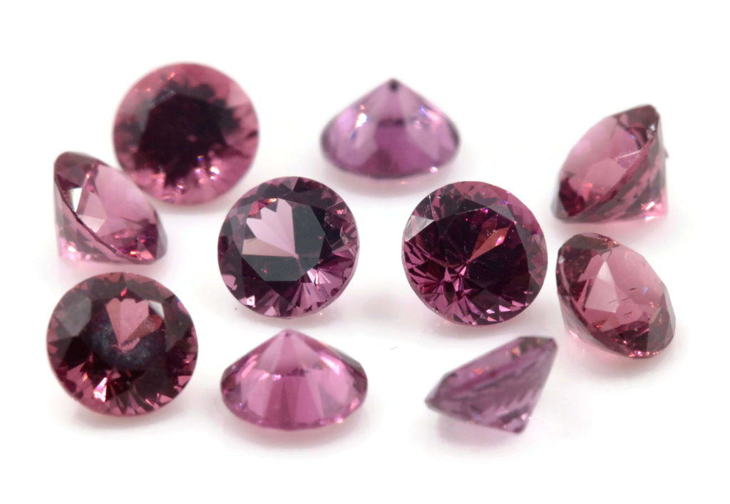 Pink spinel Round 4mm-Spinel-Planet Gemstones