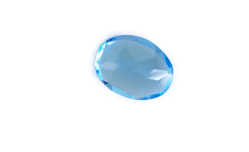 Natural Blue Topaz Gemstone Genuine Blue Topaz Faceted November Birthstone Blue Topaz Swiss Blue Topaz 8x6mm 1.54cts SKU:114470-Blue Topaz-Planet Gemstones