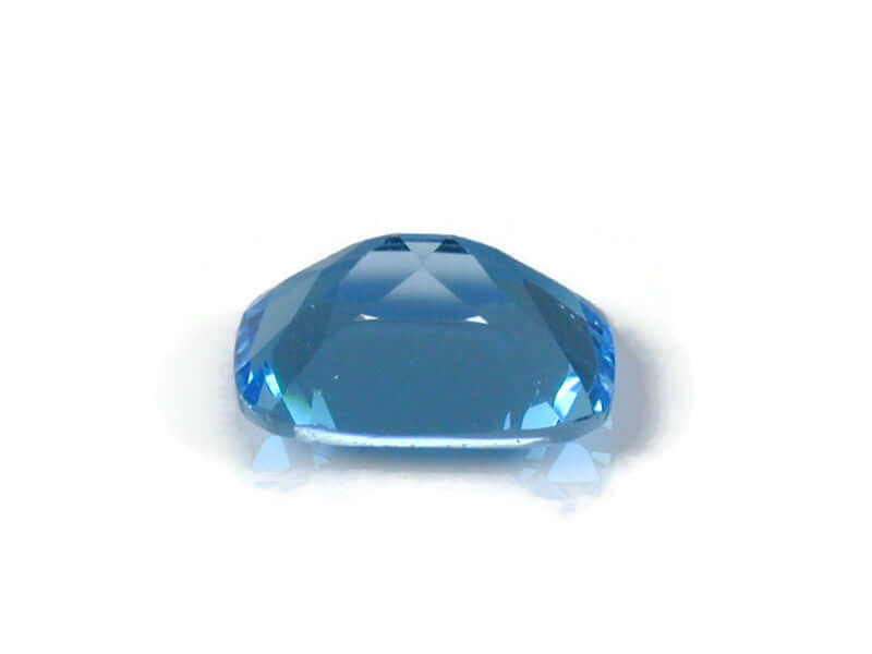 Natural Blue Topaz Gemstone Genuine Blue Topaz Faceted November Birthstone Blue Topaz Swiss Blue Topaz Cushion 9x11mm 4.15cts SKU:114625-Blue Topaz-Planet Gemstones