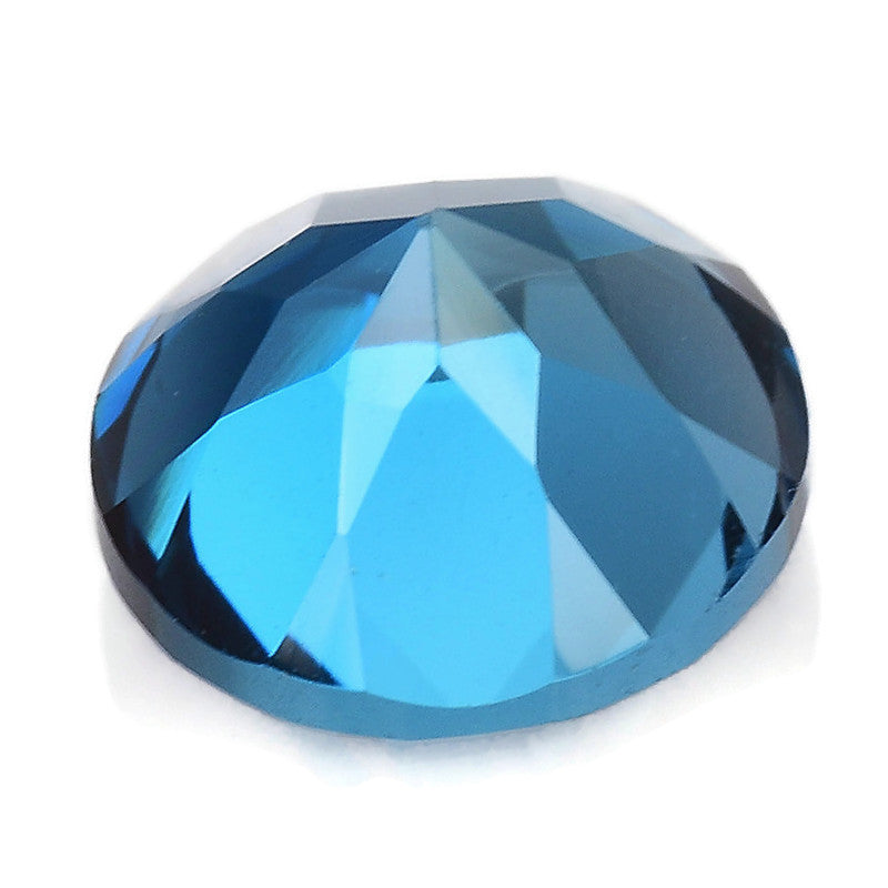 London Blue Topaz 7mm: Faceted Gem - Main Image