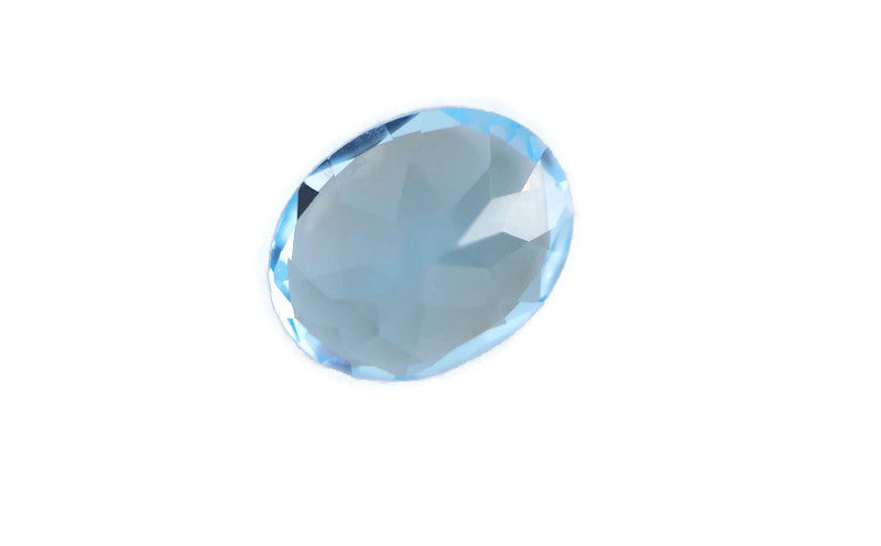 Topaz Oval 10x8mm-Blue Topaz-Planet Gemstones