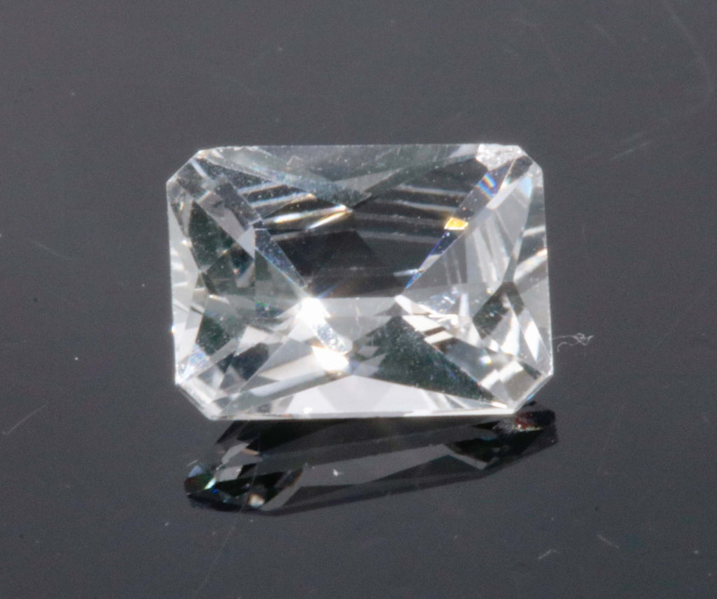 White Topaz 8x6mm-Topaz-Planet Gemstones