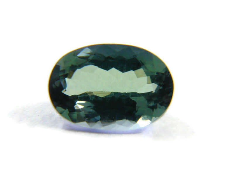 Green Tanzanite Oval 10x7mm-Tanzanite-Planet Gemstones