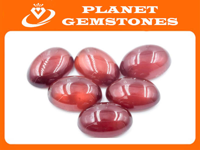 Hessonite Garnet Natural Hessonite Red Garnet Orange Garnet gemstone January Birthstone Hessonite Garnet OV 14x10mm 7.27ct-Planet Gemstones