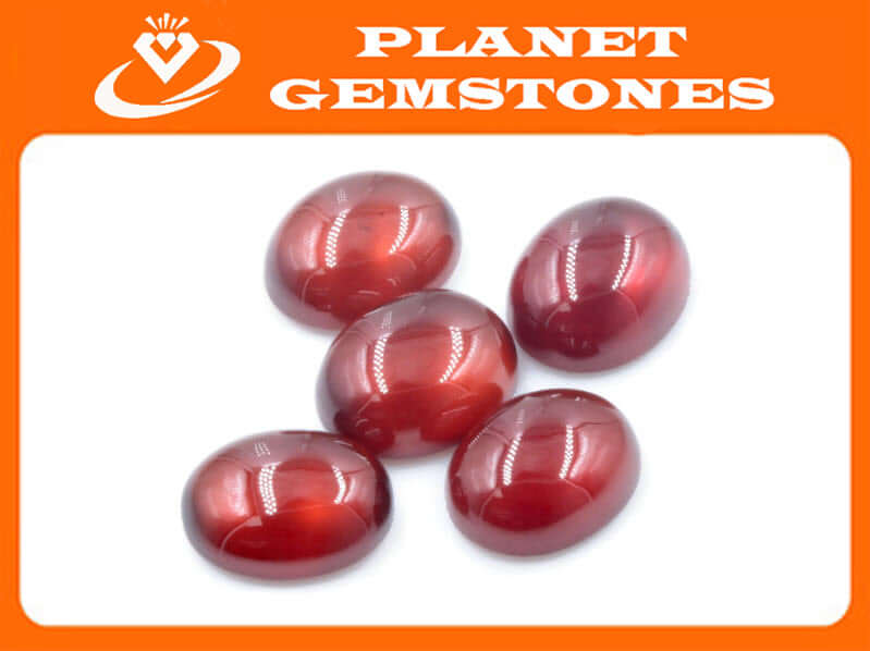 Hessonite Garnet Natural Hessonite Red Garnet Orange Garnet gemstone January Birthstone Hessonite Garnet OV 11x9mm 5ct-Planet Gemstones