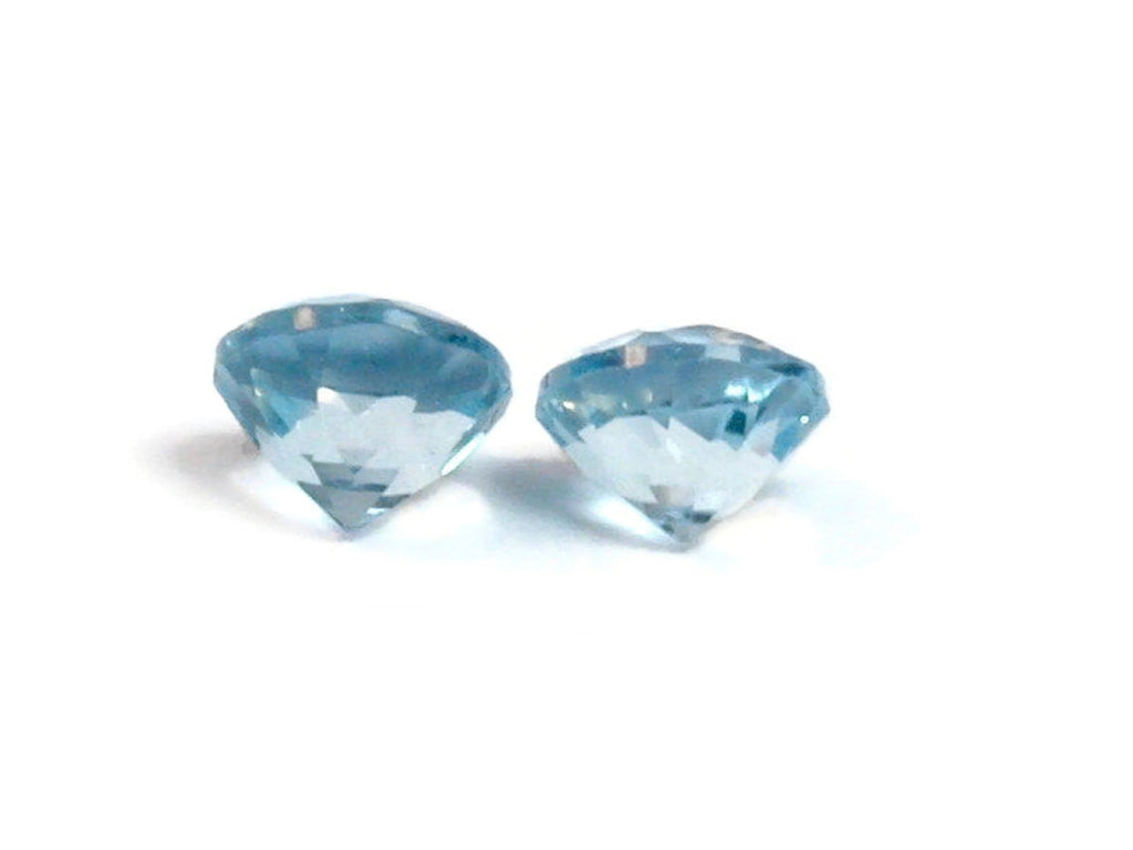 Natural Blue Topaz Gemstone Genuine Blue Topaz Faceted November Birthstone Blue Topaz Sky Blue Topaz Round 5.00 mm 1.31ct sku 114601-Blue Topaz-Planet Gemstones