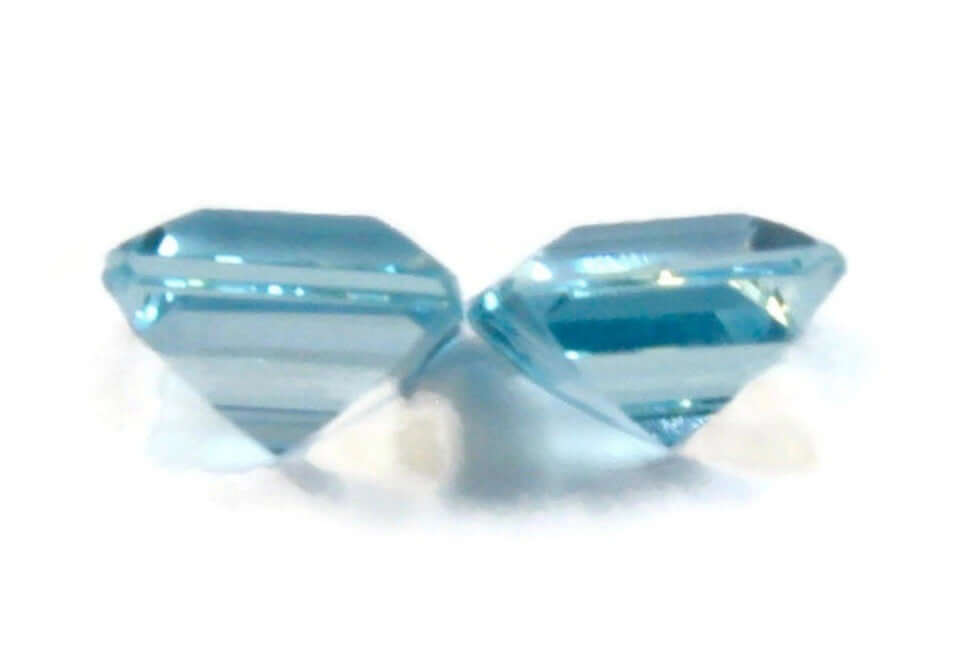 Topaz Square 6mm-Blue Topaz-Planet Gemstones