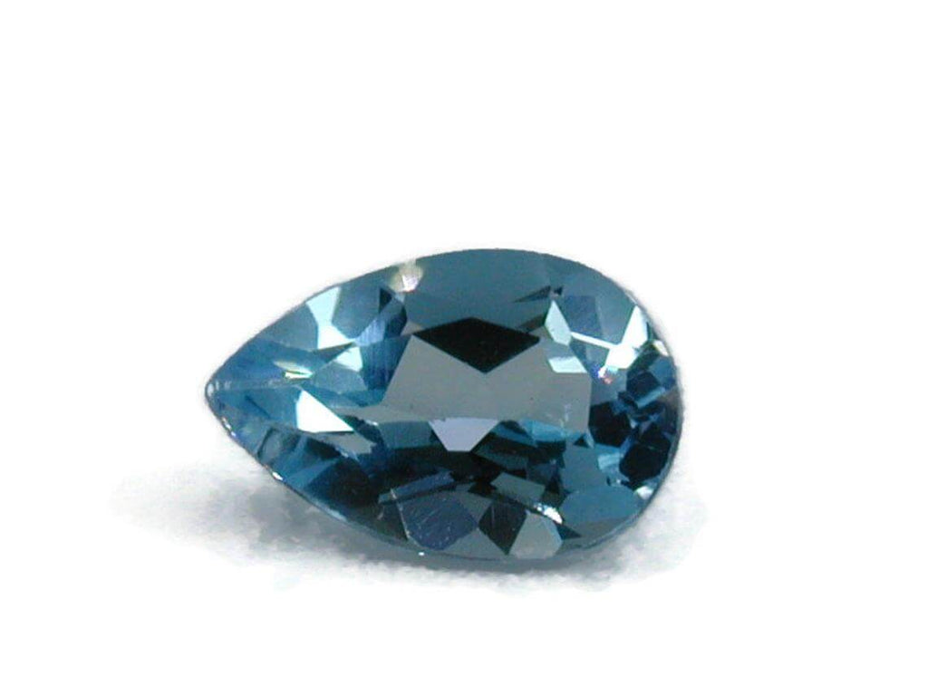Natural Blue Topaz Gemstone Genuine Blue Topaz Faceted November Birthstone Blue Topaz Sky Blue Topaz Pear 9x6mm 1.50cts SKU:114606-Blue Topaz-Planet Gemstones