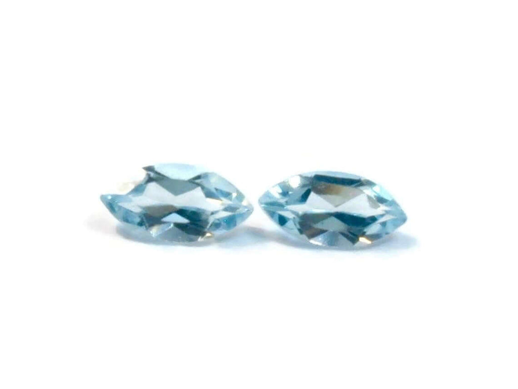 Natural Blue Topaz Gemstone Genuine Blue Topaz Faceted November Birthstone Blue Topaz Sky Blue Topaz Marquise 6x3mm 0.56ct sku 114610-Blue Topaz-Planet Gemstones