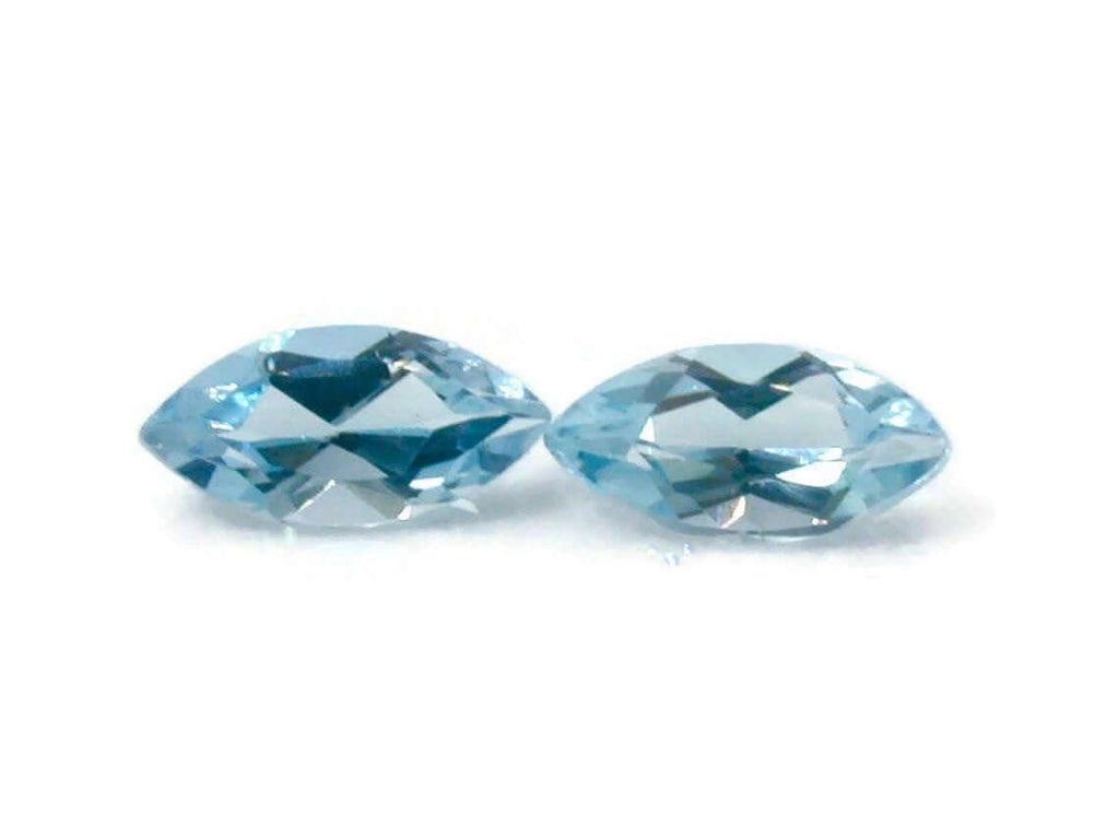 Natural Blue Topaz Gemstone Genuine Blue Topaz Faceted November Birthstone Blue Topaz Sky Blue Topaz Marquise 8x6mm 1.30ct SKU:114611-Blue Topaz-Planet Gemstones