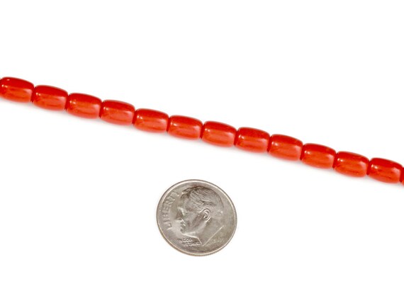 Natural Coral Beaded Strand Coral Necklace Italian Coral beads Red Coral Beads Coral Beads Red Coral Beads Coral Bead Necklace SKU: 113167-Planet Gemstones
