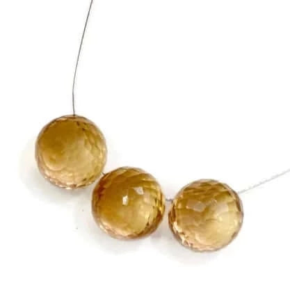 Champagne Quartz Onion Briolette Set-Champagne Quartz-Planet Gemstones