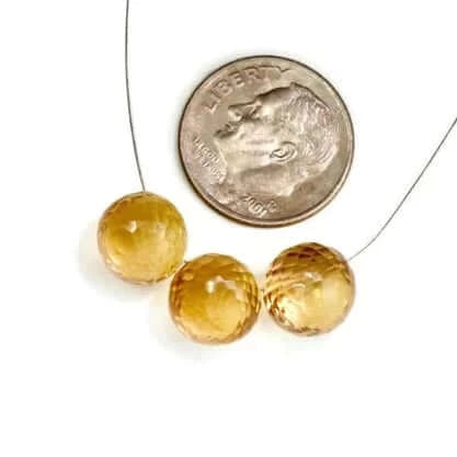Champagne Quartz Onion Briolette Set-Champagne Quartz-Planet Gemstones