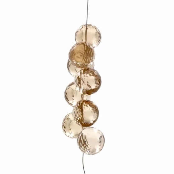Champagne Quartz Onion Briolette Set-Champagne Quartz-Planet Gemstones