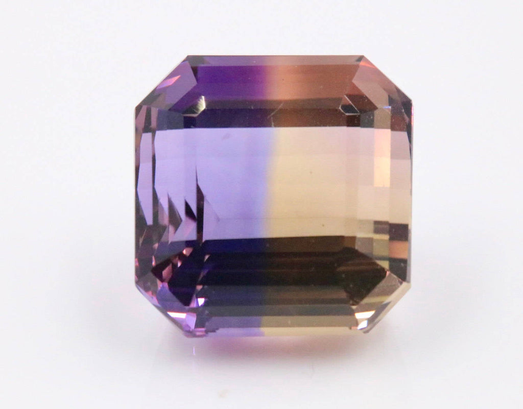 natural ametrine gemstone/top quality faceted ametrine loose stone/genuine ametrine for jewelry/ametrine gem stone/ametrine loose 17mm 28ct-Planet Gemstones