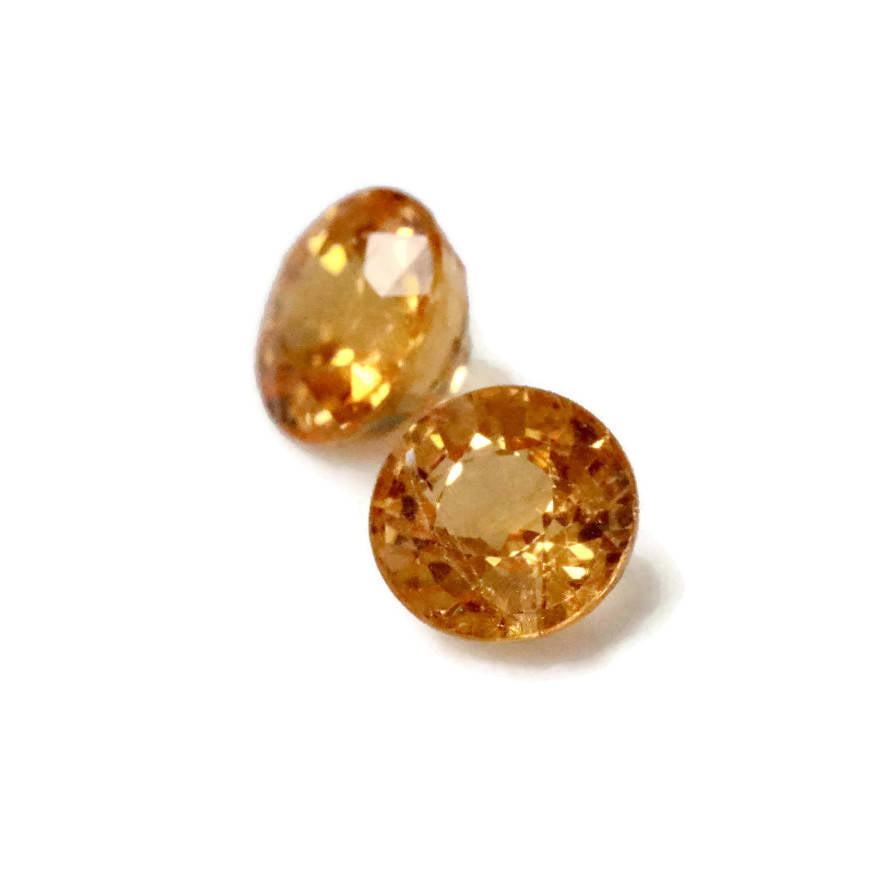 Spessartite | Natural Spessartite Garnet | Mandarin Spessartite Garnet | Orange Garnet | January Gemstone | 6mm Round Spessartite-Planet Gemstones