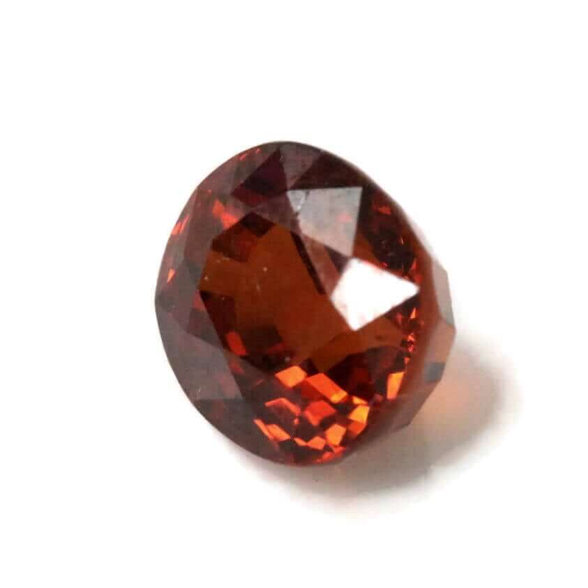 Garnet | Natural Garnet | January Birthstone | Faceted Garnet loose gemstone | Mozambique Garnet 9x7mm Oval Spessartine Garnet 4.46ct-Planet Gemstones