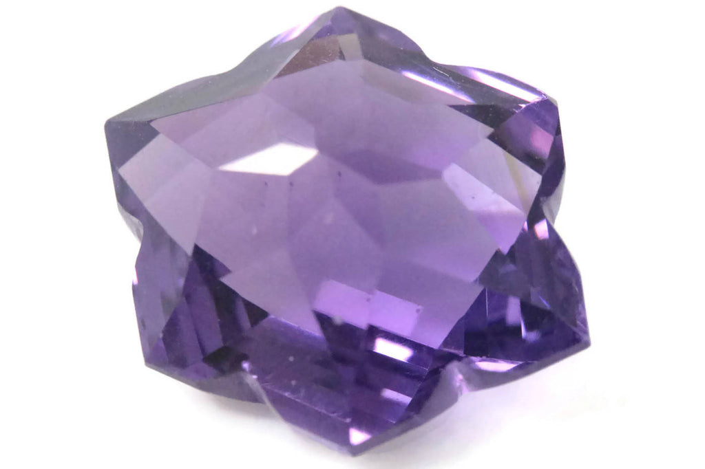 Natural amethyst gemstone faceted amethyst loose stone genuine amethyst stone loose amethyst amethyst loose stone february birthstone-Planet Gemstones
