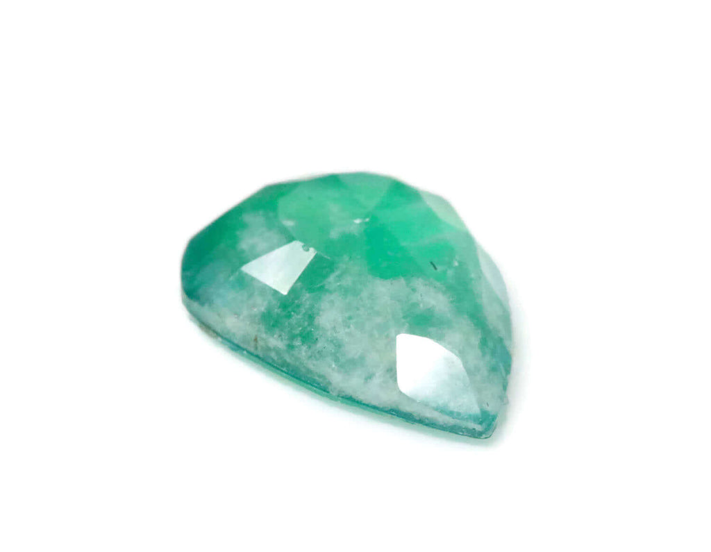 Emerald Dublet Natural Emerald May Birthstone Zambian Emerald Pear Emerald Gemstone Diy Jewelry Supplies 20x16mm 11.87ct Emerald Green-Emerald-Planet Gemstones