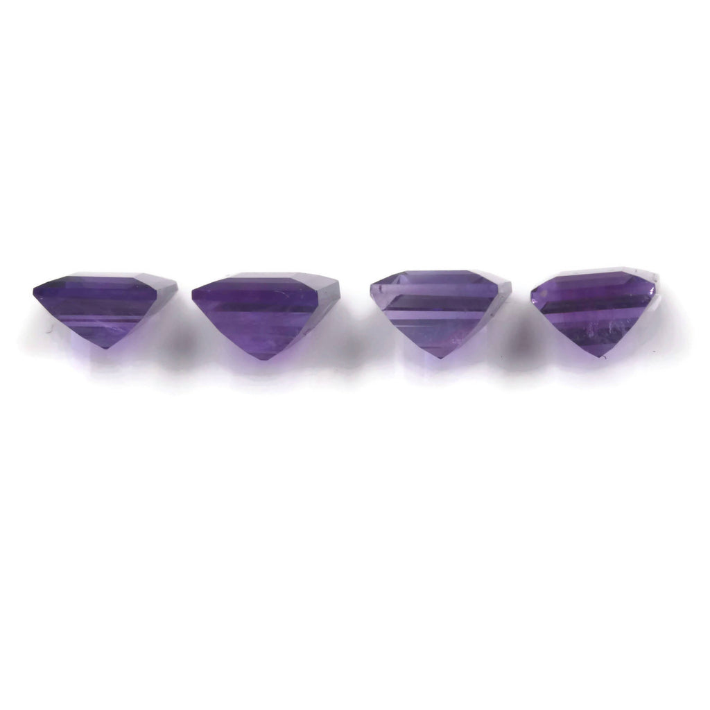 Natural amethyst gemstone faceted amethyst loose stone genuine amethyst stone amethyst loose stone february birthstone 0.98ct 6mm-Planet Gemstones