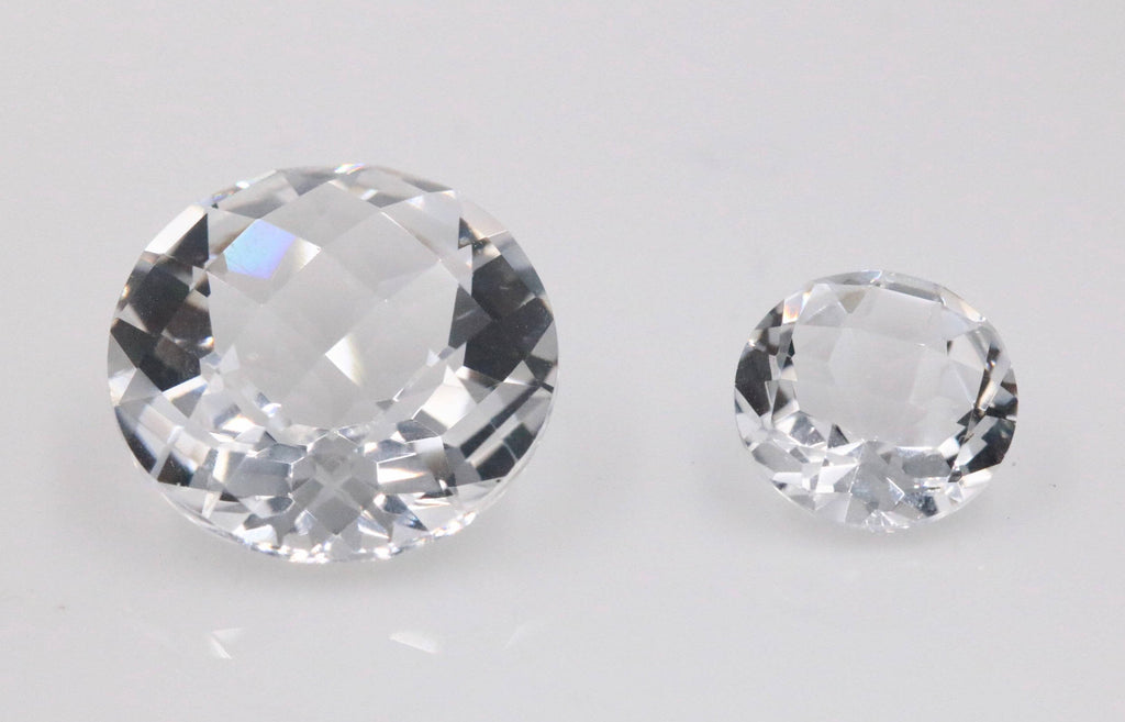 Rock Crystal Quartz Round shape-Planet Gemstones