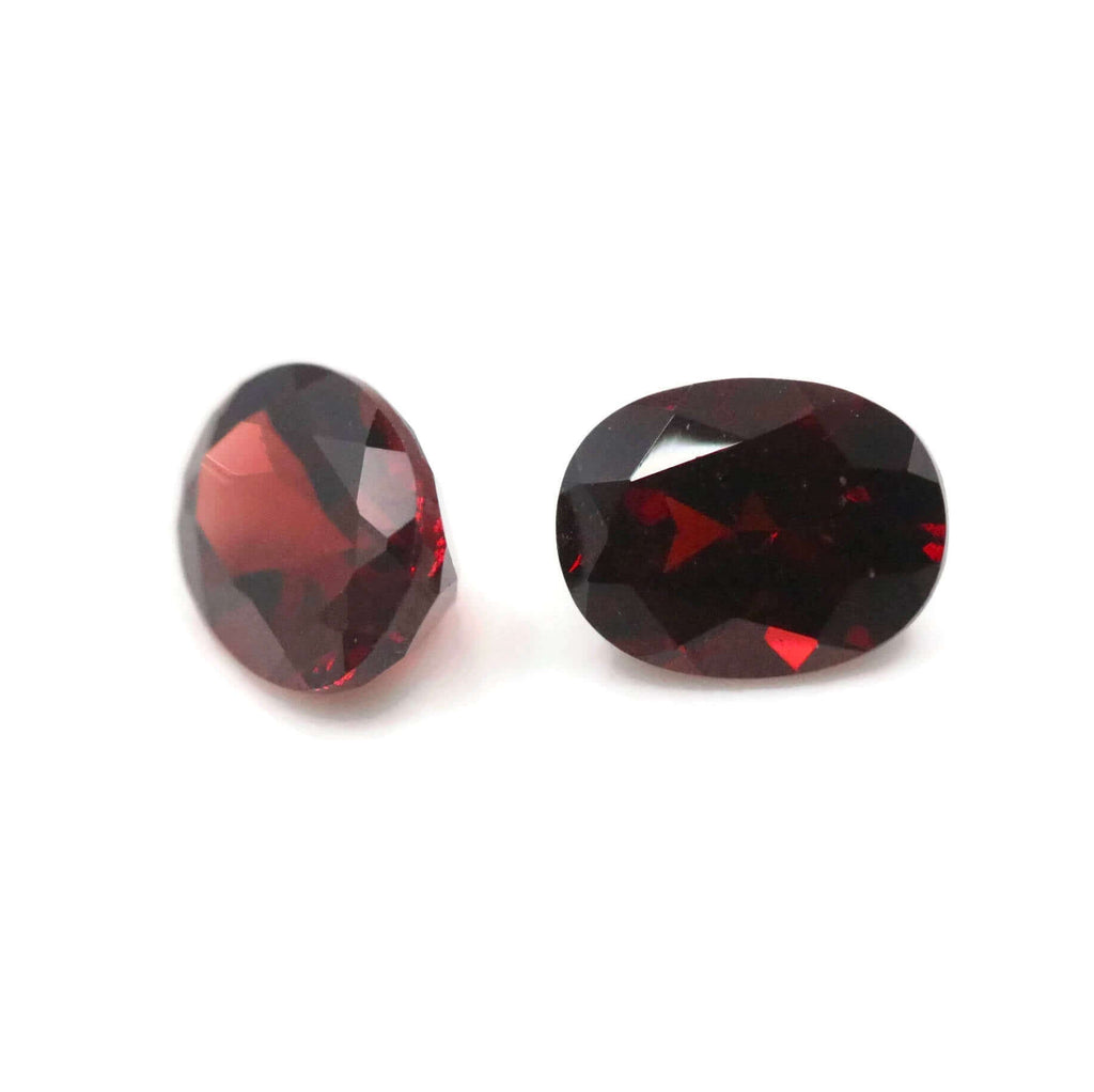 Garnet Oval 8x6mm, 9x7mm-Planet Gemstones