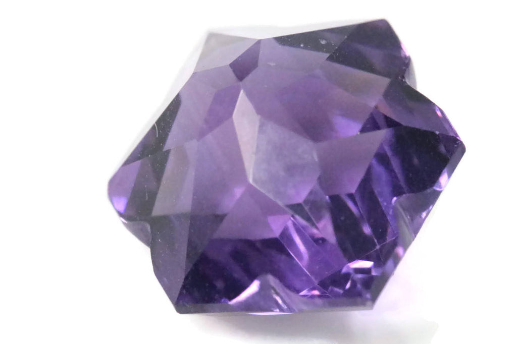 Natural amethyst gemstone faceted amethyst loose stone genuine amethyst stone loose amethyst amethyst loose stone february birthstone-Planet Gemstones