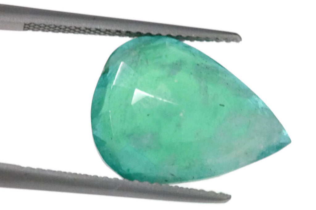 Emerald Dublet Natural Emerald May Birthstone Zambian Emerald Pear Emerald Gemstone Diy Jewelry Supplies 20x16mm 11.87ct Emerald Green-Emerald-Planet Gemstones