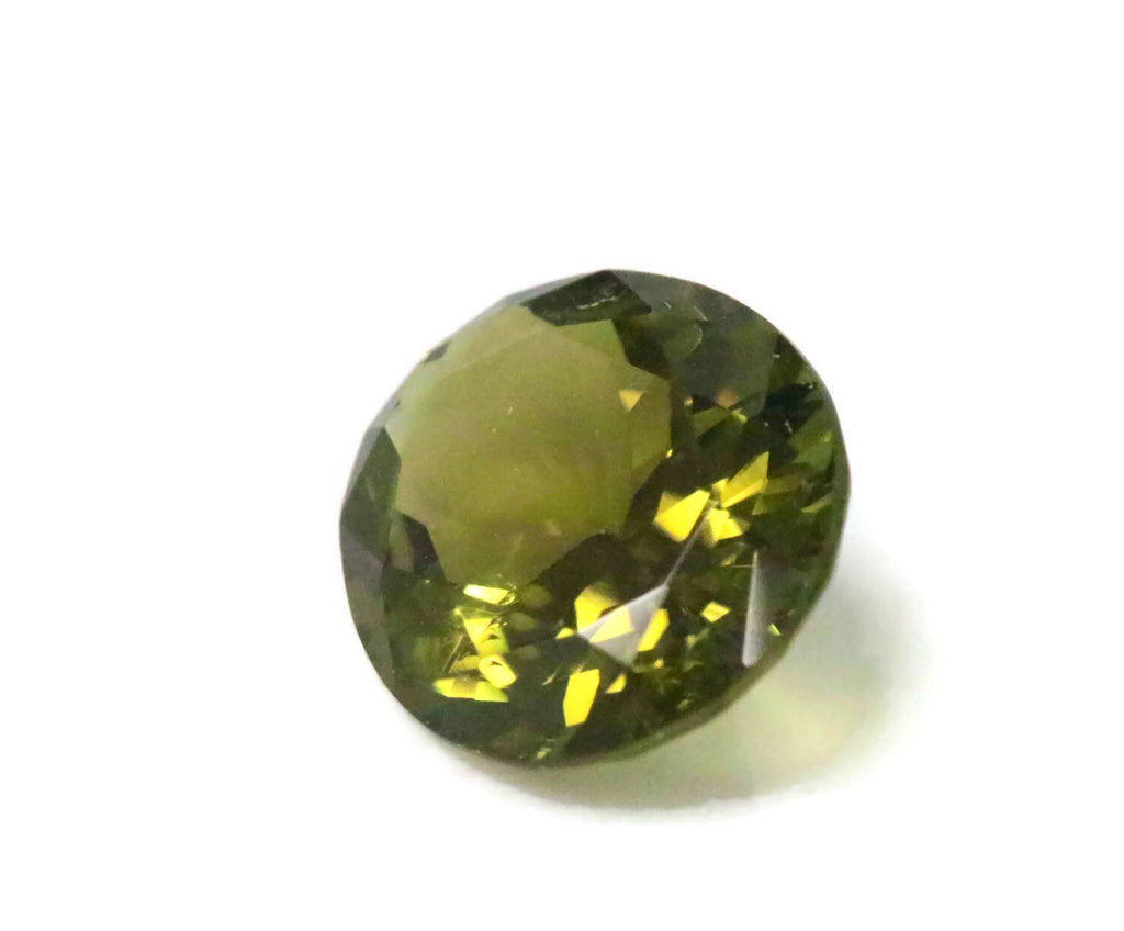 Natural Tourmaline Green Tourmaline DIY Tourmaline October birthstone Black Tourmaline Tourmaline Faceted Tourmaline 3.06ct 11x9-Tourmaline-Planet Gemstones